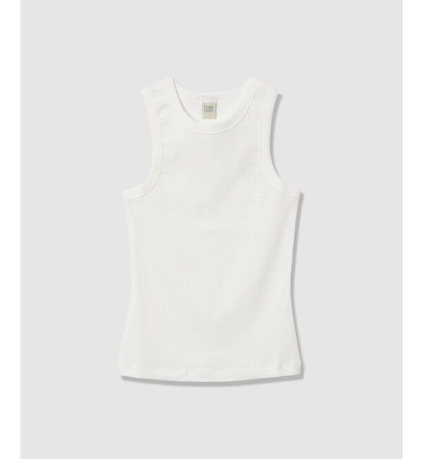 allureville「ＦＬＯＲＥ　ＦＬＯＲＥ　ＨＡＮＮＡＨ　ＴＡＮＫ」|Tシャツ・カットソー|ホワイト