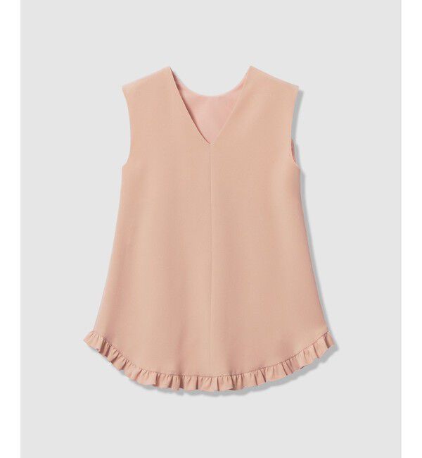 LOULOU WILLOUGHBY「【LOULOU WILLOUGHBY】パールネックレス付きフリルブラウス」|シャツ・ブラウス|