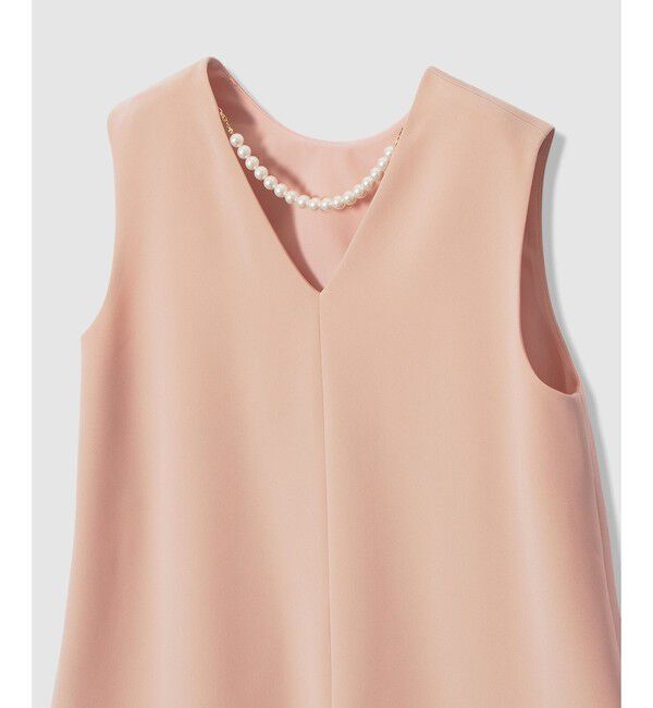 LOULOU WILLOUGHBY「【LOULOU WILLOUGHBY】パールネックレス付きフリルブラウス」|シャツ・ブラウス|