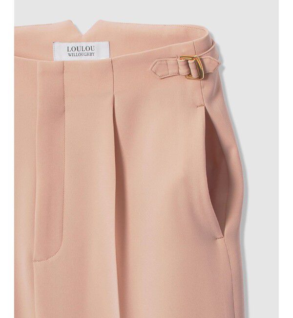 LOULOU WILLOUGHBY「【LOULOU WILLOUGHBY】ハイバックテーパードパンツ」|スラックス|