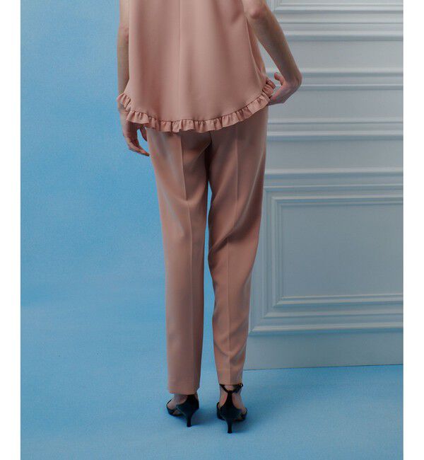 LOULOU WILLOUGHBY「【LOULOU WILLOUGHBY】ハイバックテーパードパンツ」|スラックス|