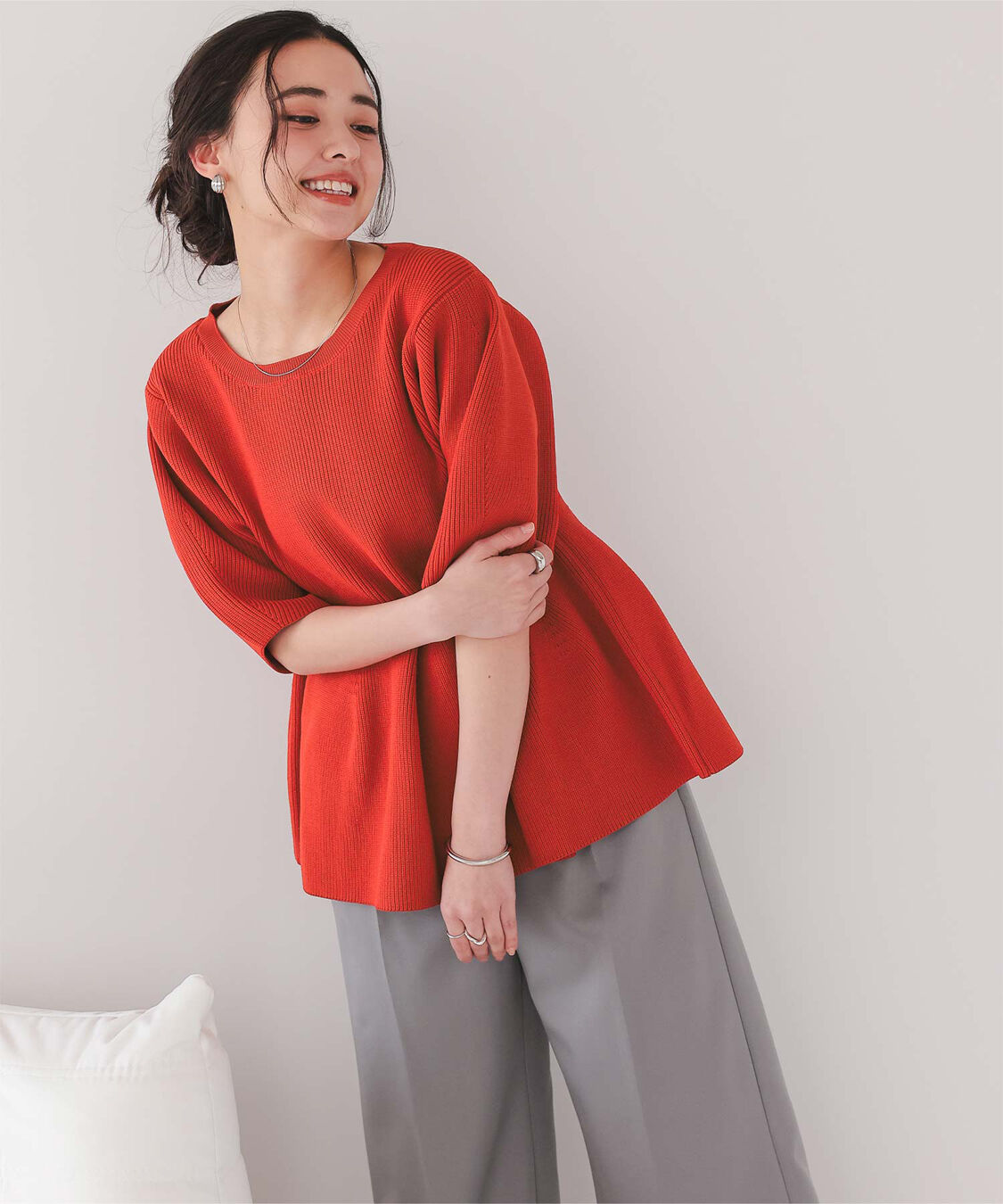 titivate「フレアデザインニットトップス」|ニット・セーター|