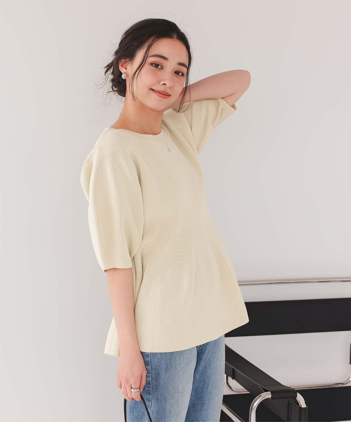 titivate「フレアデザインニットトップス」|ニット・セーター|