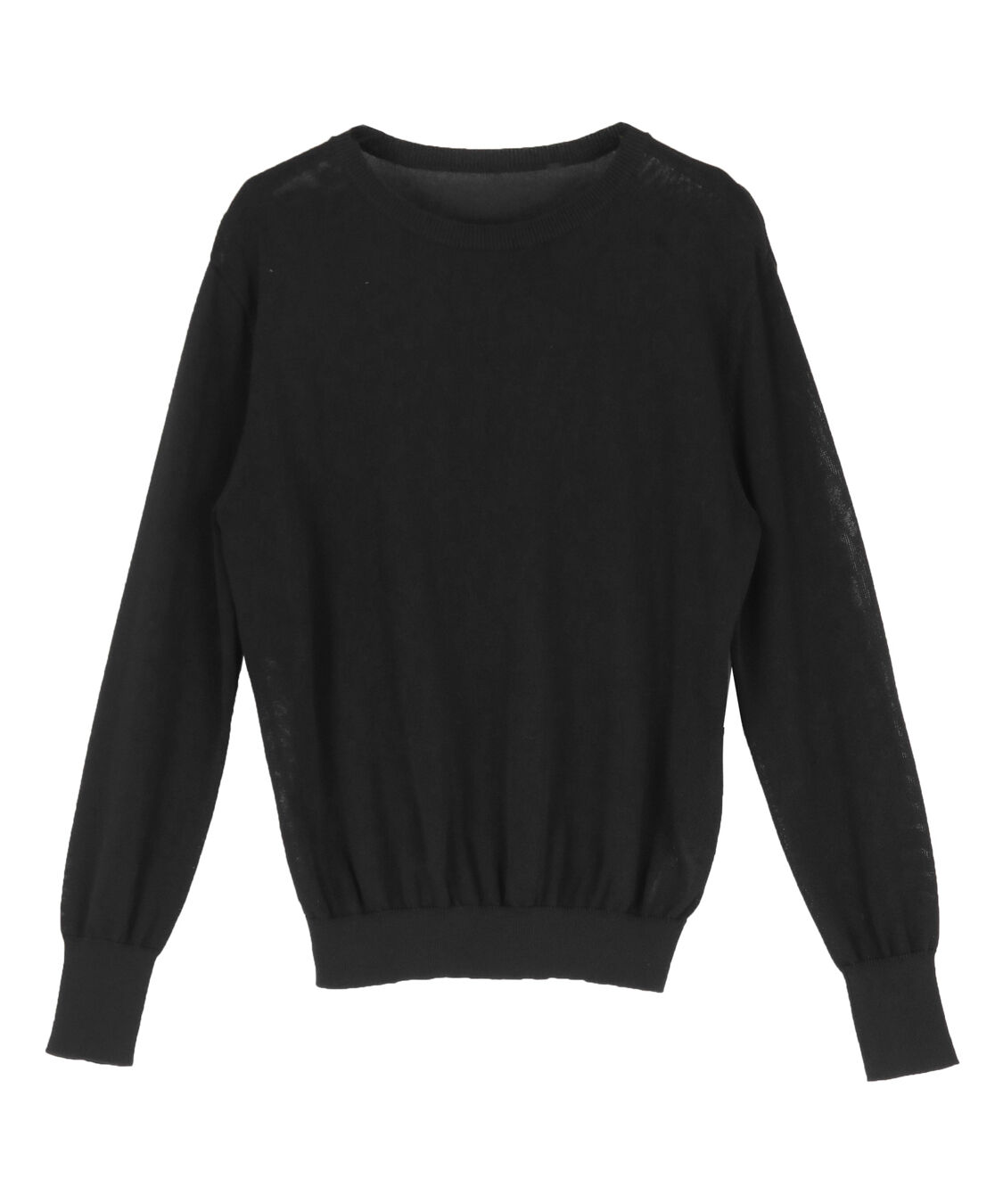 ur's「シアーニットプルオーバー」|ニット・セーター|ブラック