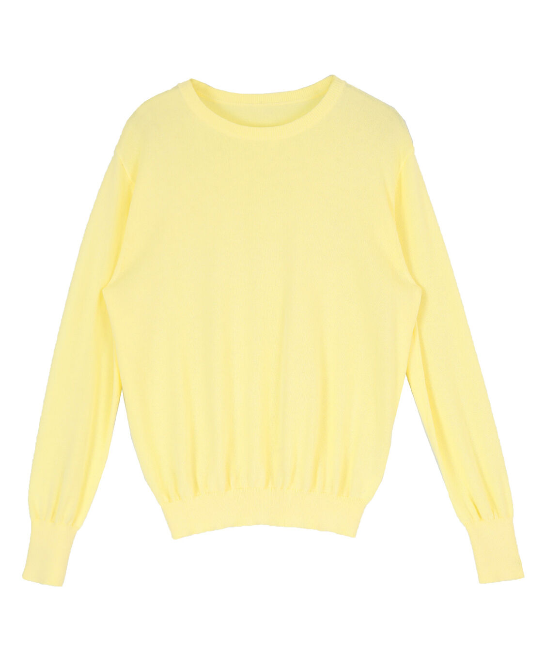 ur's「シアーニットプルオーバー」|ニット・セーター|ライトイエロー