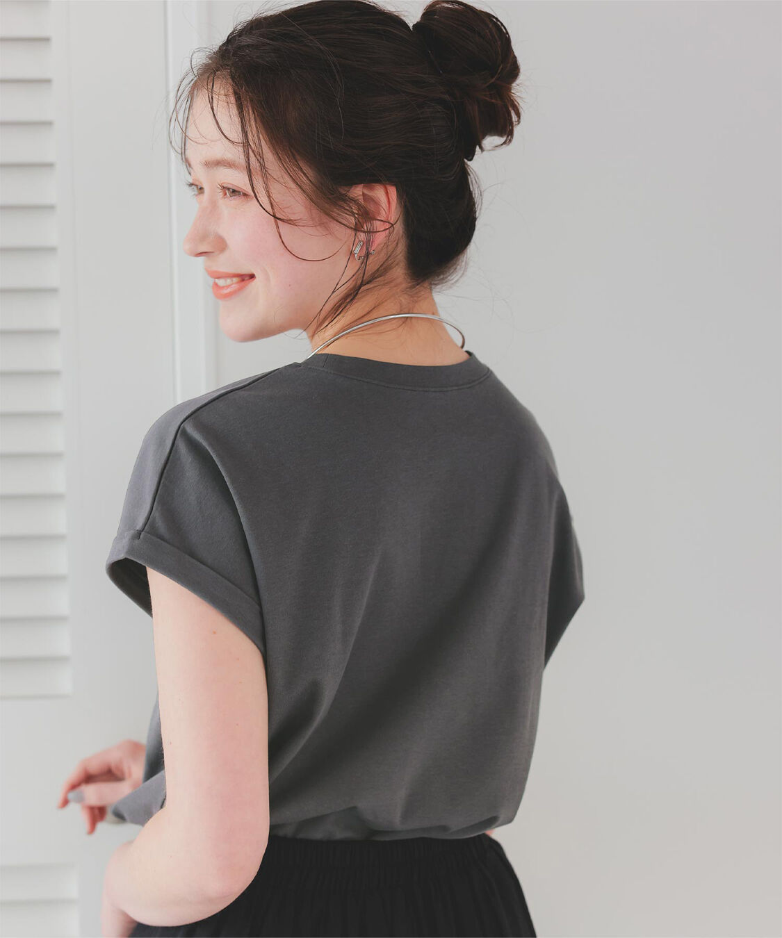 titivate「汗染み防止ダブルカフスTシャツ」|Tシャツ・カットソー|