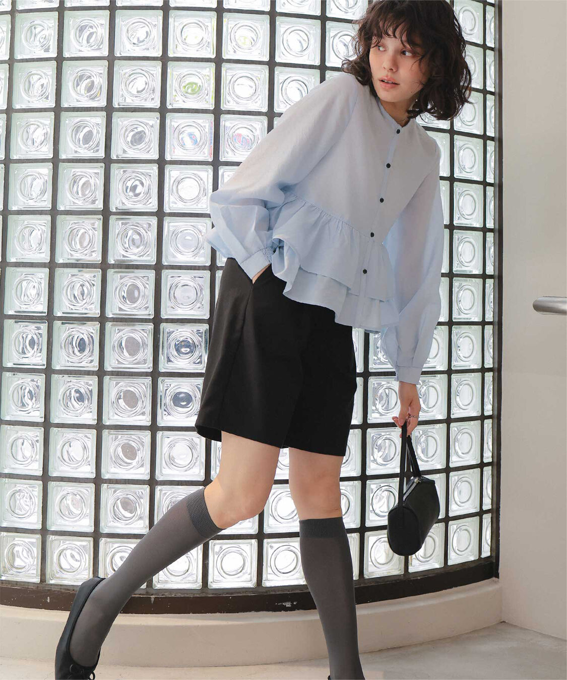 titivate「ペプラムショートブラウス」|シャツ・ブラウス|