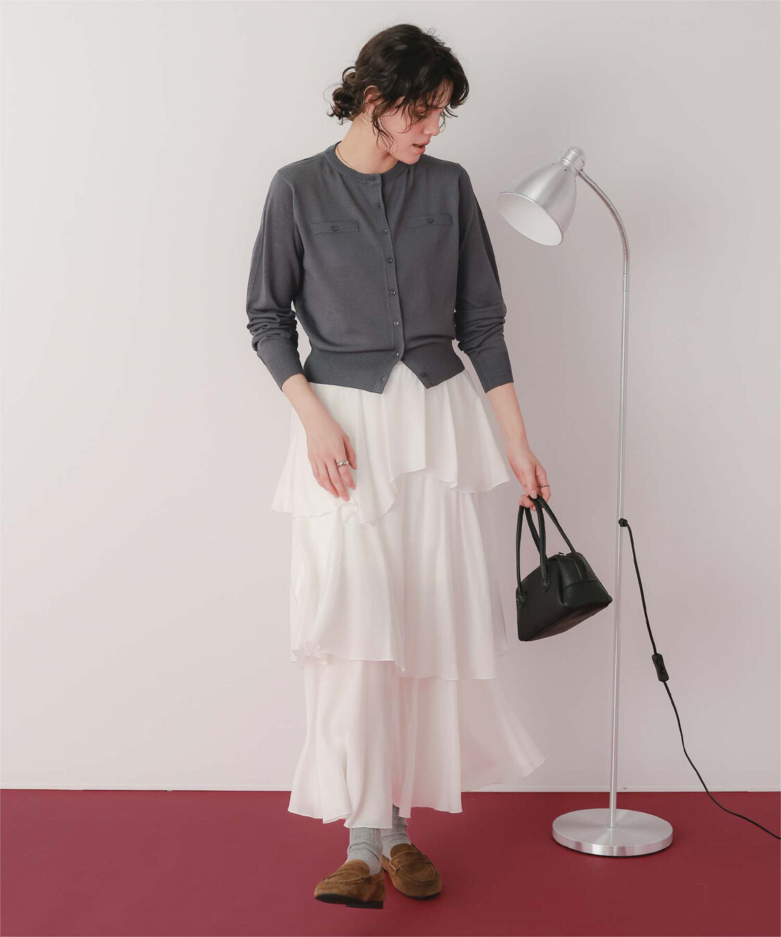 titivate「UVケアコンパクトニットカーディガン」|ニット・セーター|