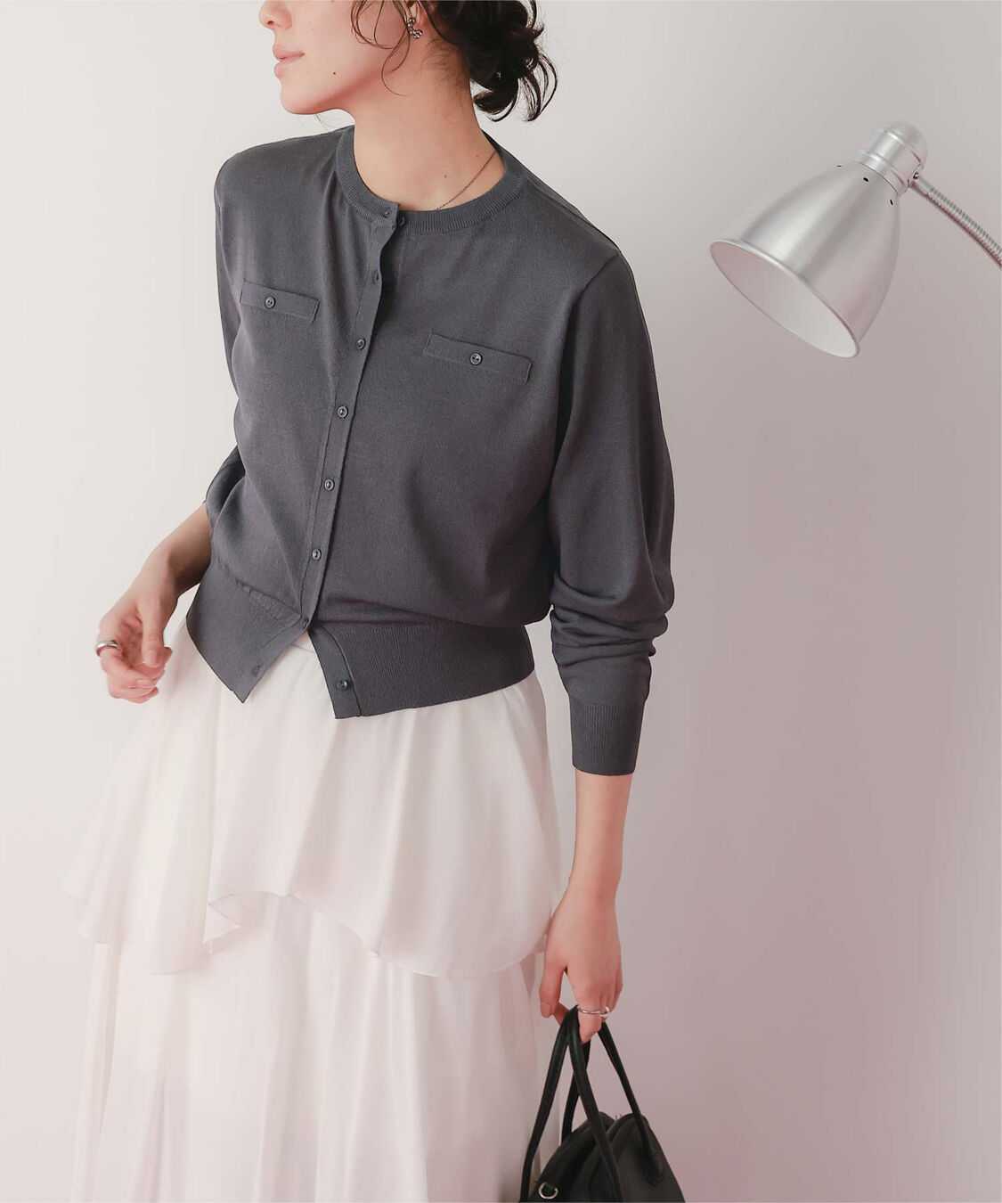 titivate「UVケアコンパクトニットカーディガン」|ニット・セーター|