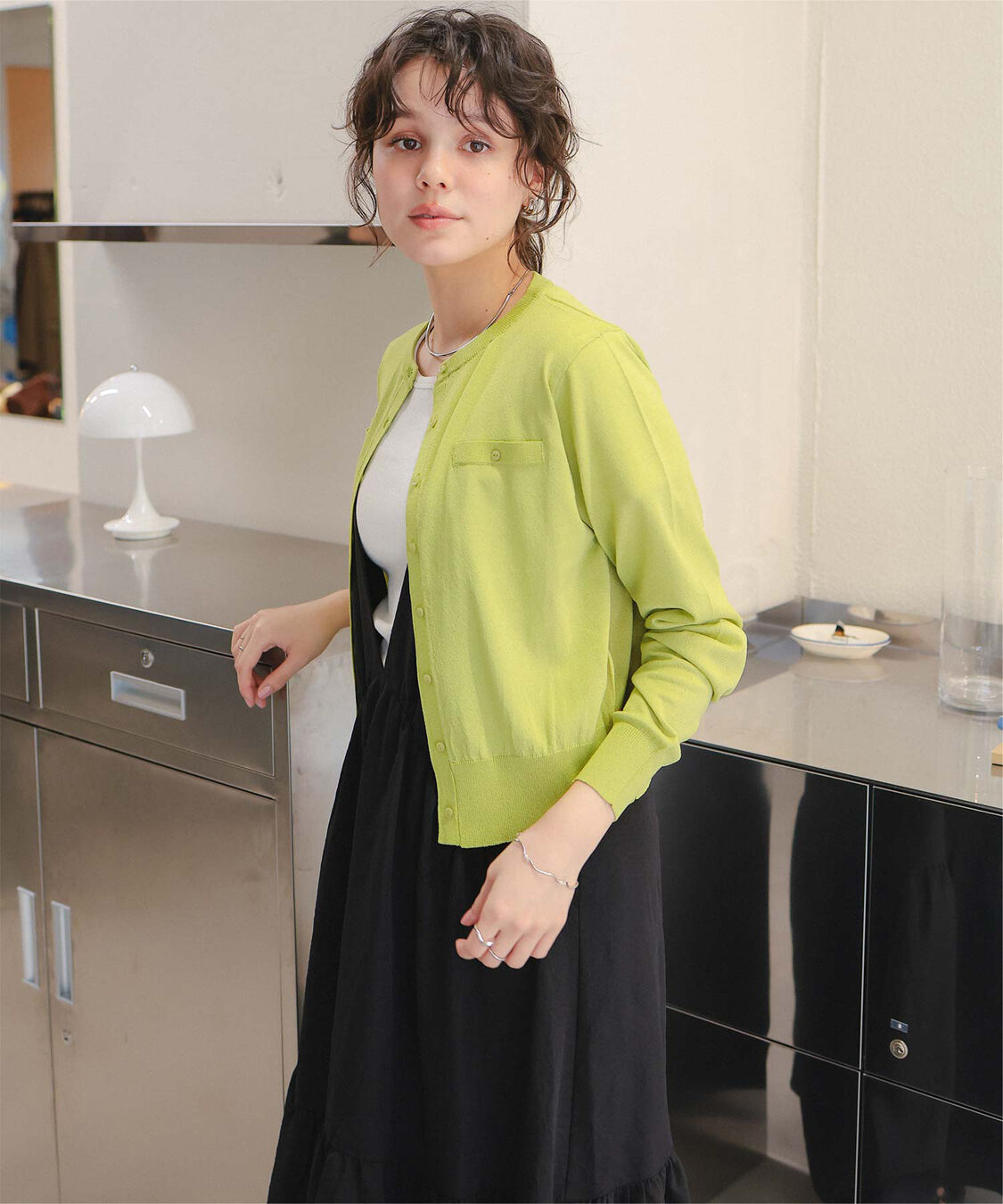 titivate「UVケアコンパクトニットカーディガン」|ニット・セーター|