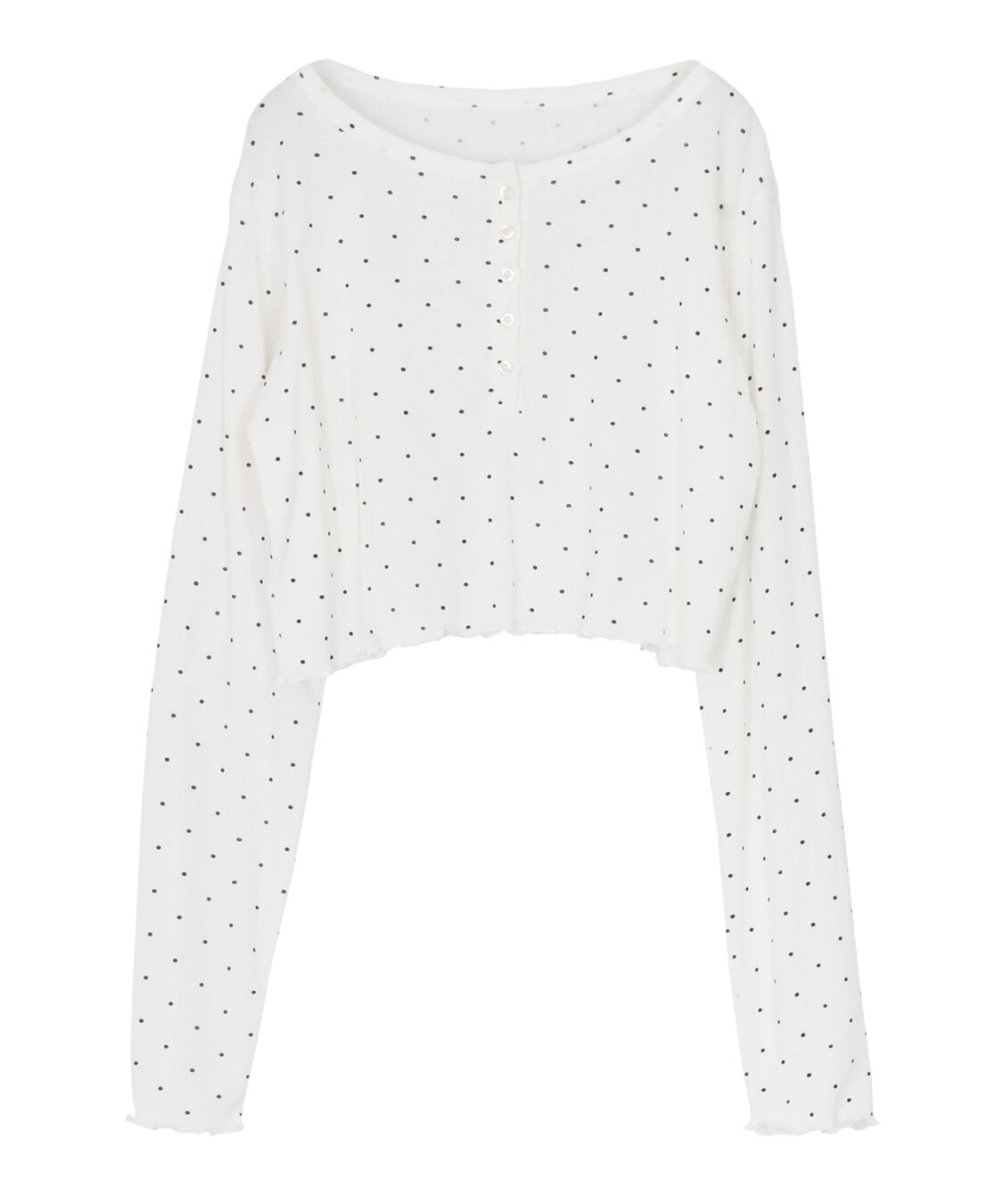 titivate「コンパクトヘンリーネックロングスリーブトップス」|Tシャツ・カットソー|