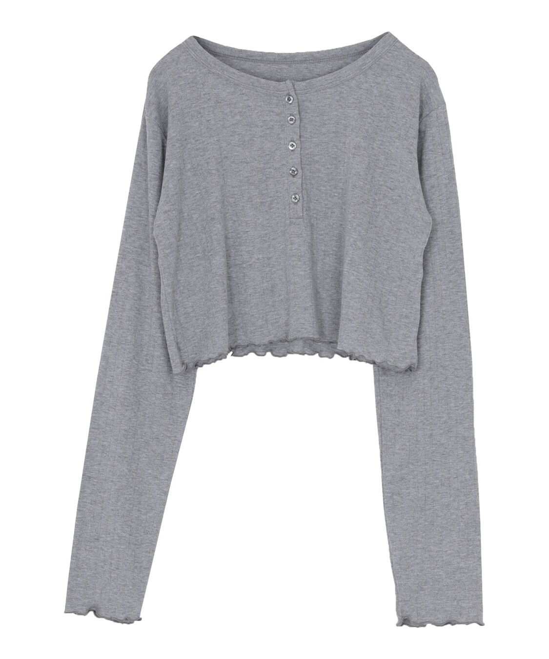 titivate「コンパクトヘンリーネックロングスリーブトップス」|Tシャツ・カットソー|