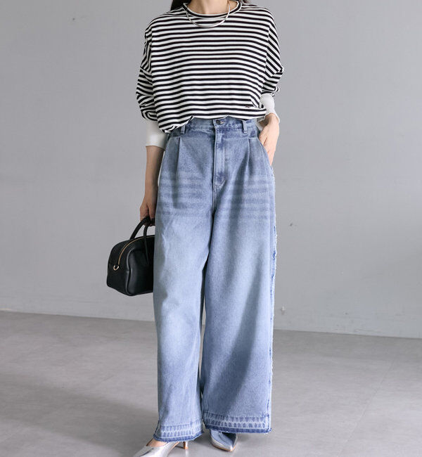  「【大人気リバイバル】万能レイヤードカットソー」|プルオーバー|