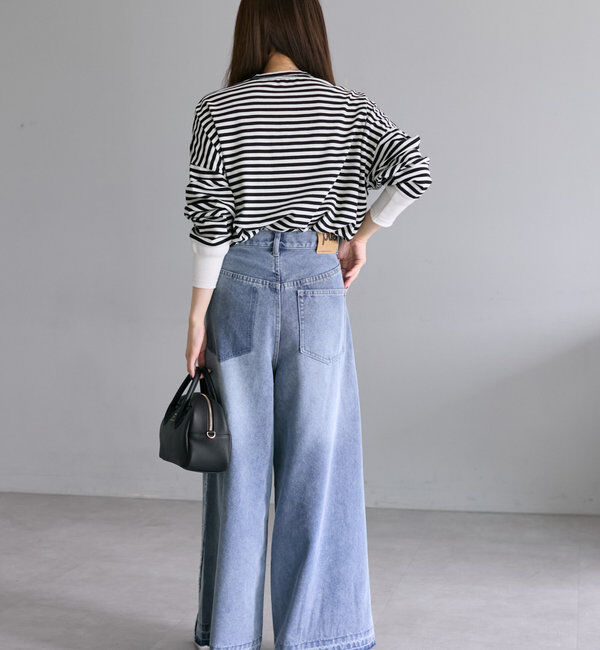  「【大人気リバイバル】万能レイヤードカットソー」|プルオーバー|