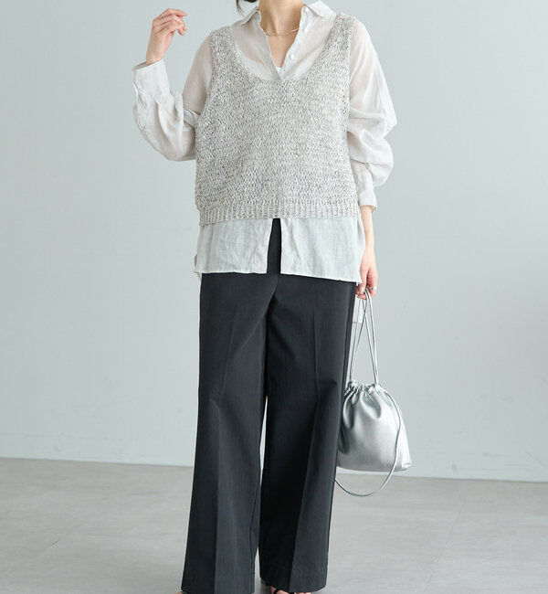  「ミックステープヤーンビスチェ」|ニット・セーター|
