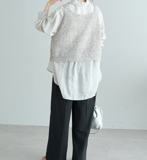  「ミックステープヤーンビスチェ」|ニット・セーター|