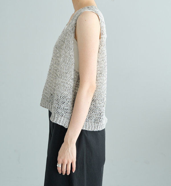  「ミックステープヤーンビスチェ」|ニット・セーター|