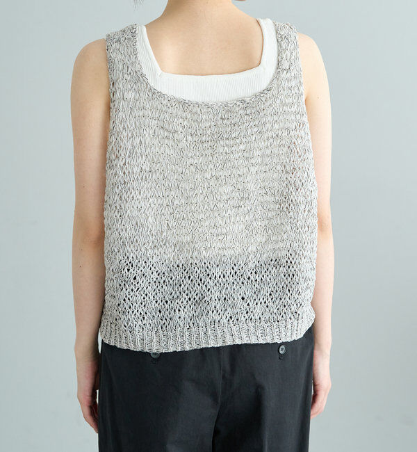  「ミックステープヤーンビスチェ」|ニット・セーター|