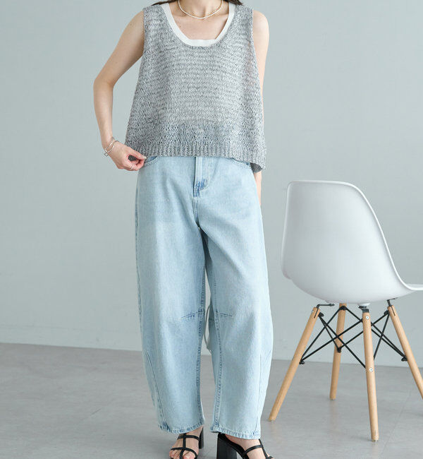  「ミックステープヤーンビスチェ」|ニット・セーター|