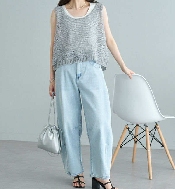  「ミックステープヤーンビスチェ」|ニット・セーター|