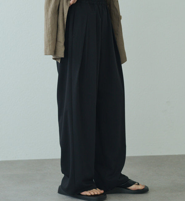  「【新色追加】ツータックウエストゴムストレッチパンツ」|その他|