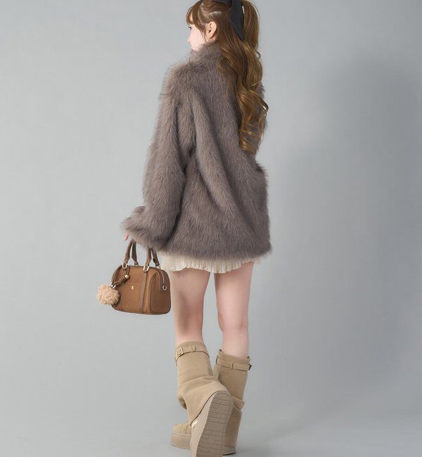 ミドルフェイクファージャケット｜ルミネのファッション通販アイルミネ