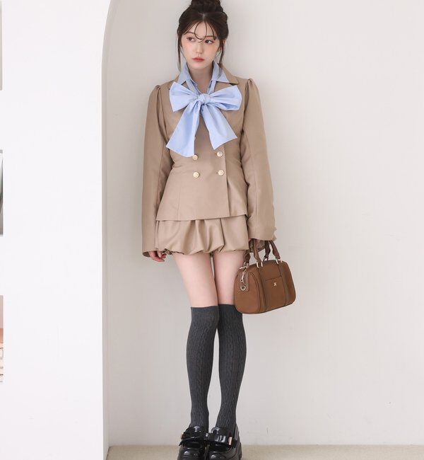  「【premiumorder】バルーンミニスカート／サイズ展開あり」|スカート|