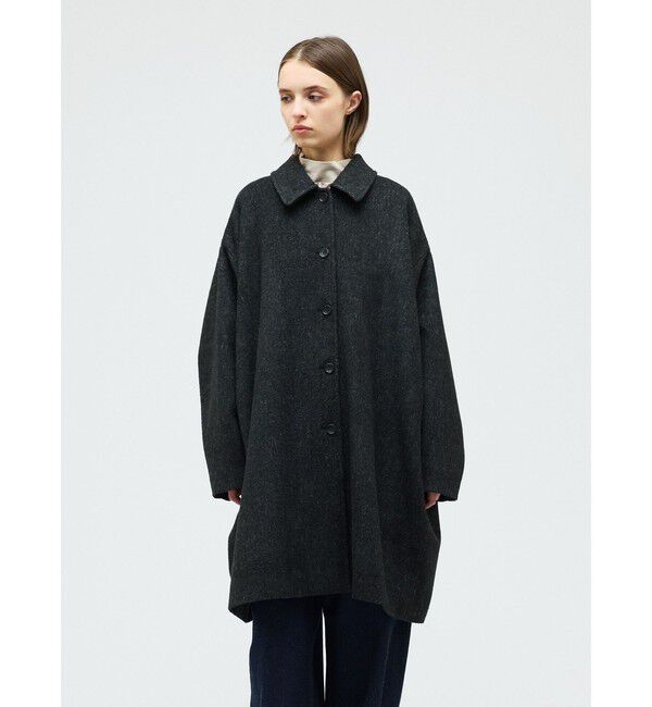 mizuiro ind「mizuiro ind ウールブレンドワイドコート」|その他|