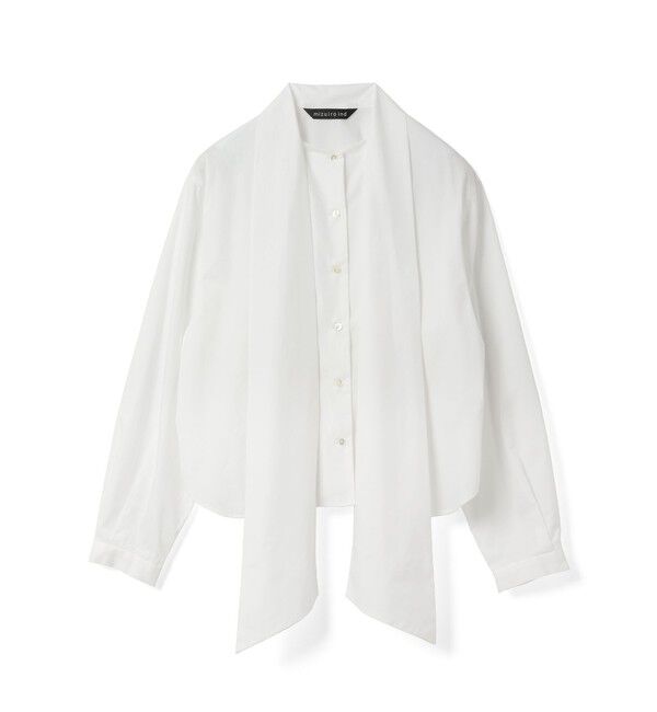 mizuiro ind「mizuiro ind ロングタイカラーシャツ」|シャツ・ブラウス|