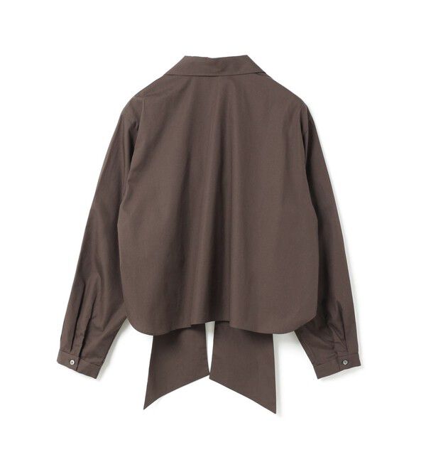 mizuiro ind「mizuiro ind ロングタイカラーシャツ」|シャツ・ブラウス|