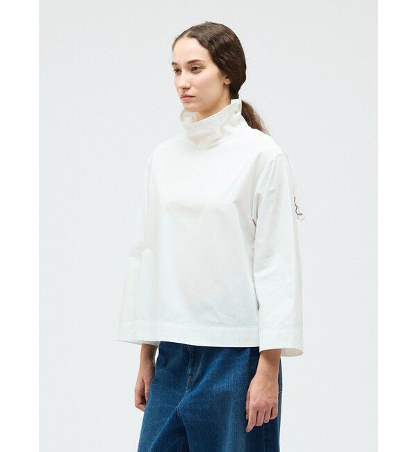 mizuiro ind「mizuiro ind ハイネックシャツ」|シャツ・ブラウス|