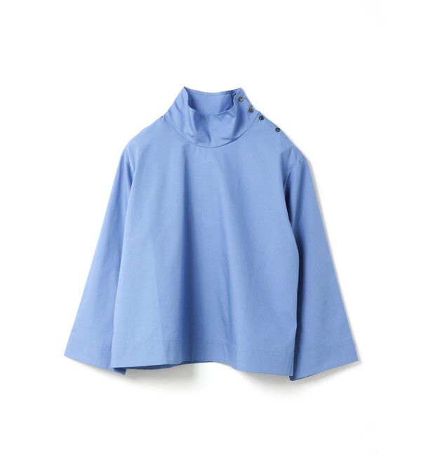 mizuiro ind「mizuiro ind ハイネックシャツ」|シャツ・ブラウス|ブルー