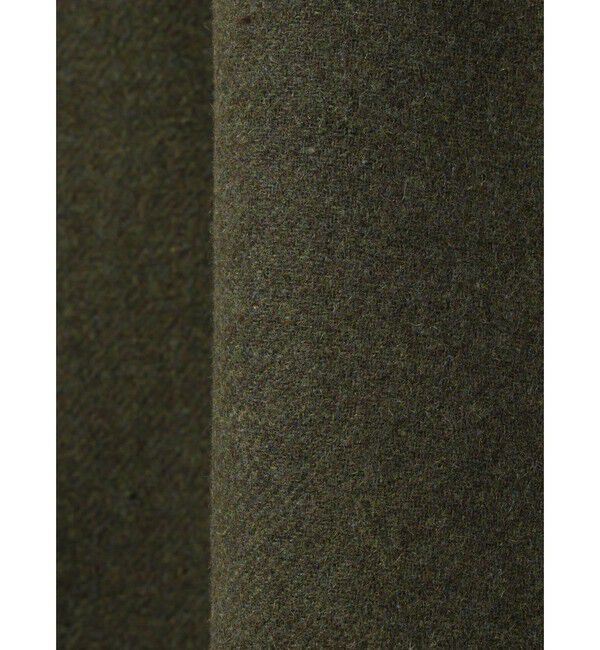 mizuiro ind「mizuiro ind ウールブレンドスタンドカラーシャツワンピース」|ワンピース|