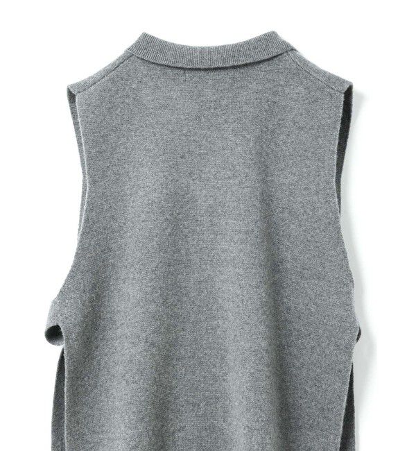 mizuiro ind「mizuiro ind スキッパーニットベスト」|ベスト・ジレ|