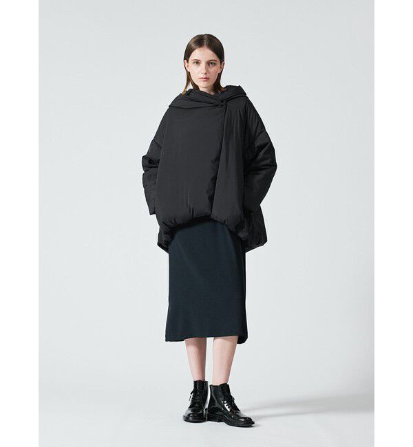 mizuiro ind「mizuiro ind フード付きショートダウンジャケット」|その他|