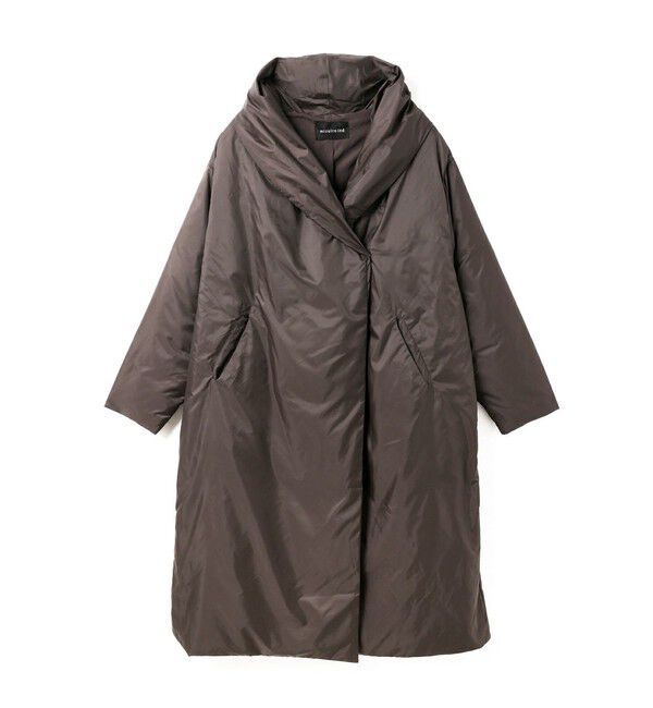 mizuiro ind「mizuiro ind ドレープライトダウンコート」|その他|ダークブラウン