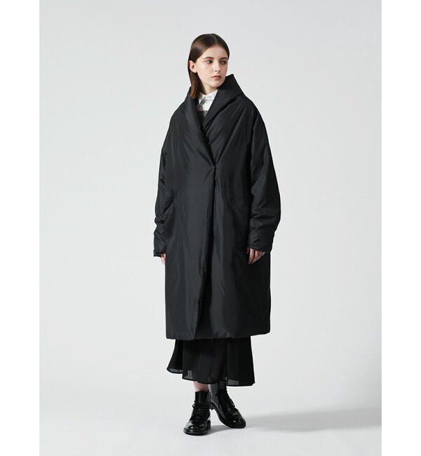 mizuiro ind「mizuiro ind ドレープライトダウンコート」|その他|ブラック