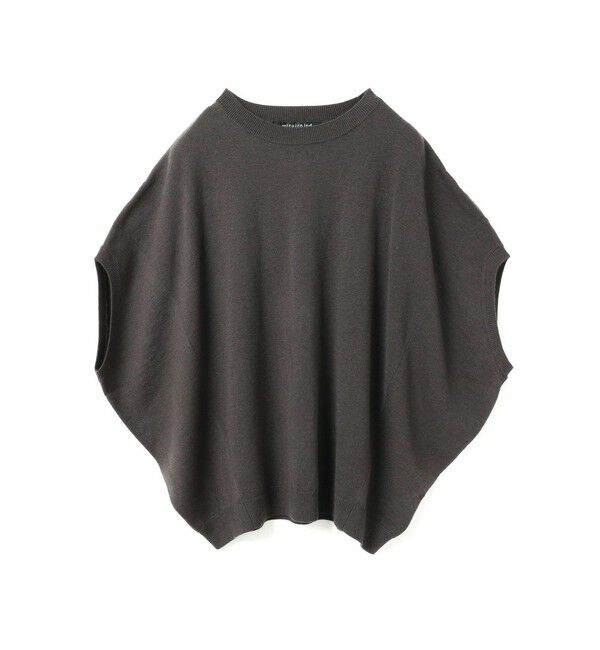 mizuiro ind「mizuiro ind コクーンワイドベスト」|ベスト・ジレ|チャコールグレー