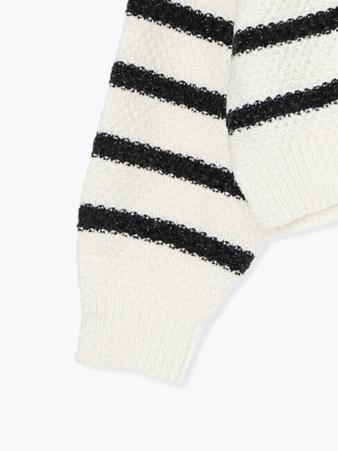 Lugnoncure「ラメ混モール鹿の子編みニット」|ニット・セーター|