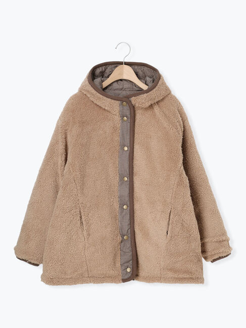 Samansa Mos2「【撥水加工】リバーシブルボアブルゾン」|ブルゾン・スタジャン|