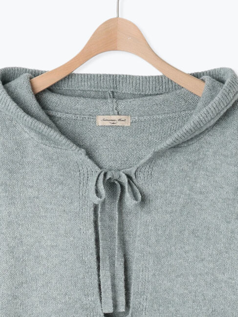 Samansa Mos2「フード付リボンカーディガン」|カーディガン|