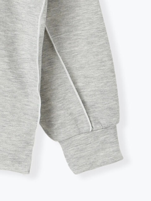 Samansa Mos2 blue「◎配色メロウ裏毛プルオーバー」|Tシャツ・カットソー|