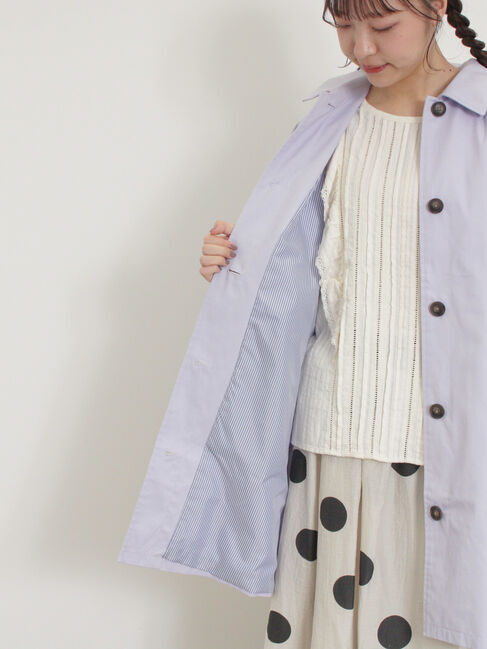 Samansa Mos2「【花粉防止】ステンカラーコート」|その他|