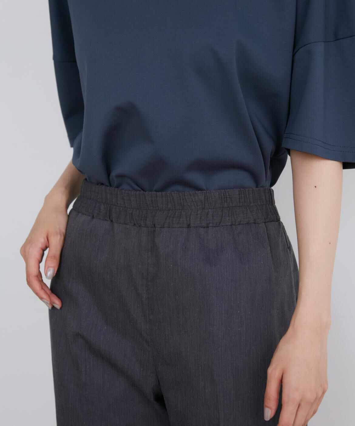 I.T.'S international「デニムライクロールアップテーパードパンツ」|その他|