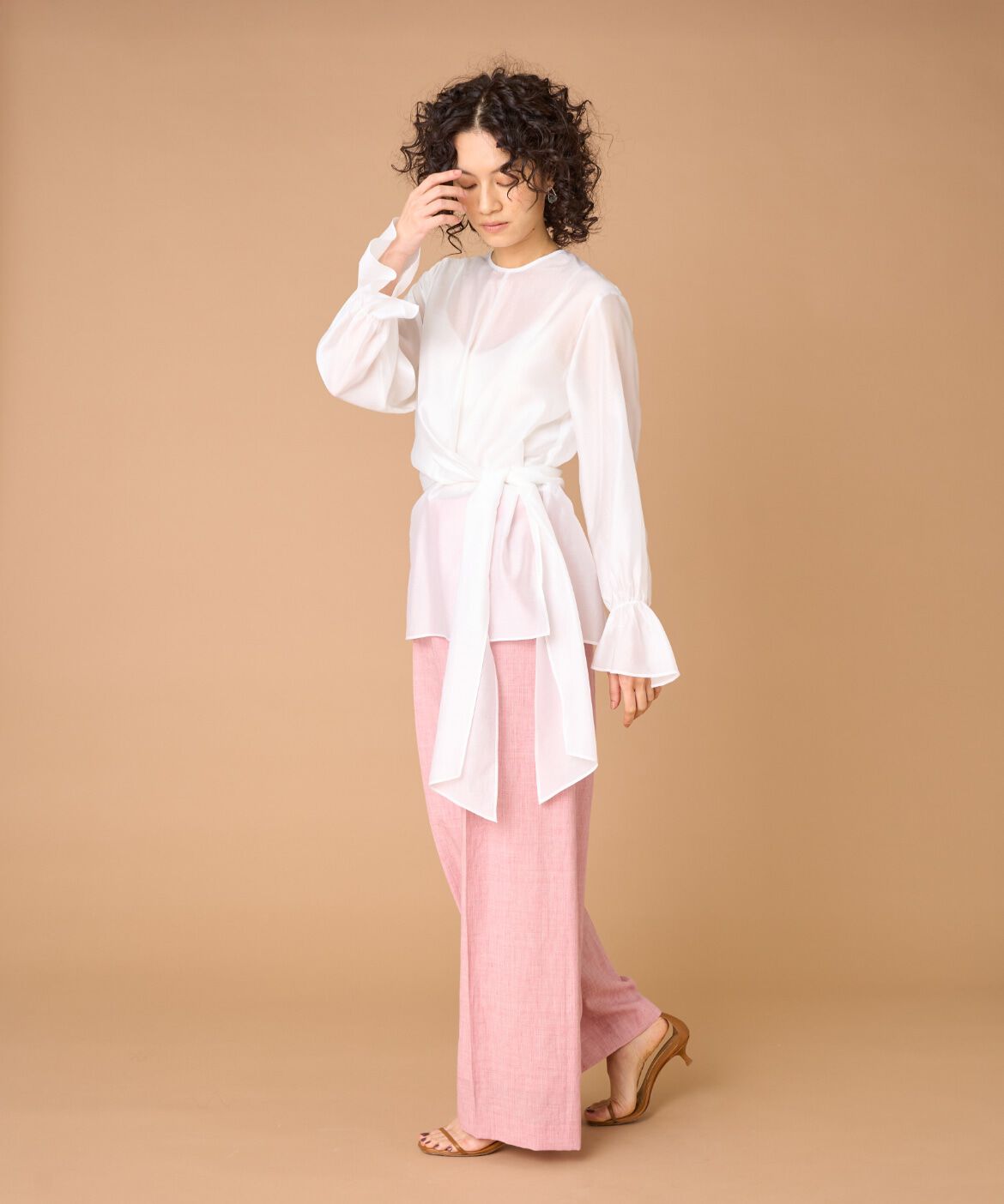 la veille by SUPERIOR CLOSET「《大きいサイズ》ラップブラウス」|シャツ・ブラウス|