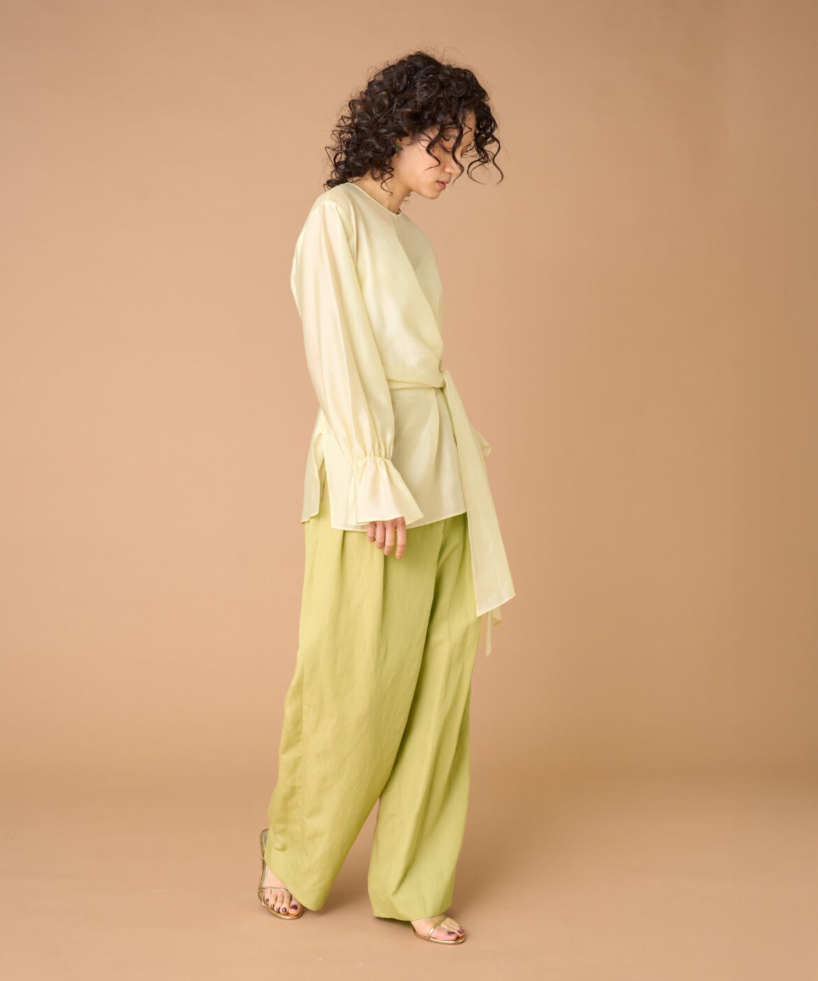 la veille by SUPERIOR CLOSET「《大きいサイズ》ラップブラウス」|シャツ・ブラウス|