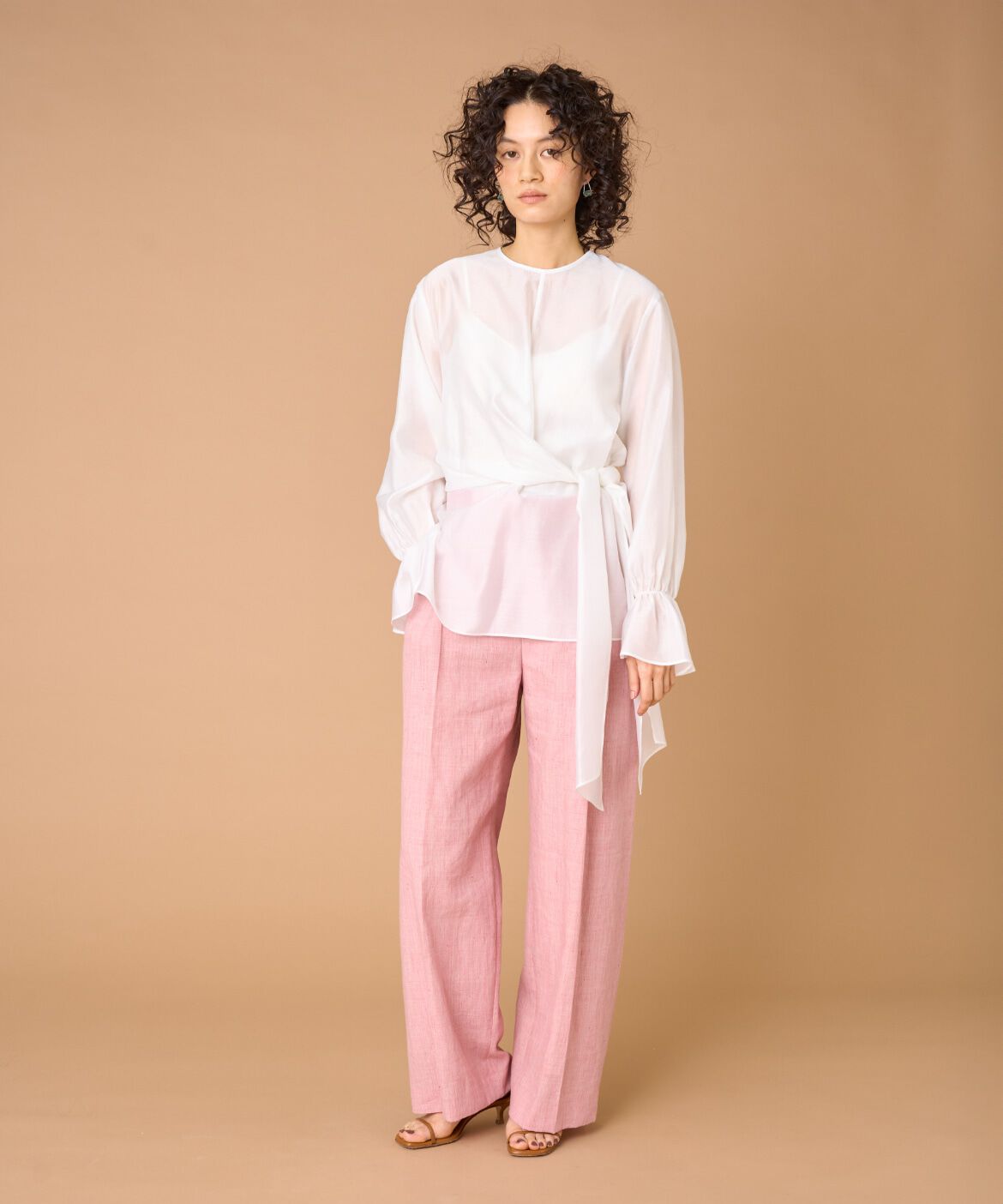 la veille by SUPERIOR CLOSET「《大きいサイズ》ラップブラウス」|シャツ・ブラウス|