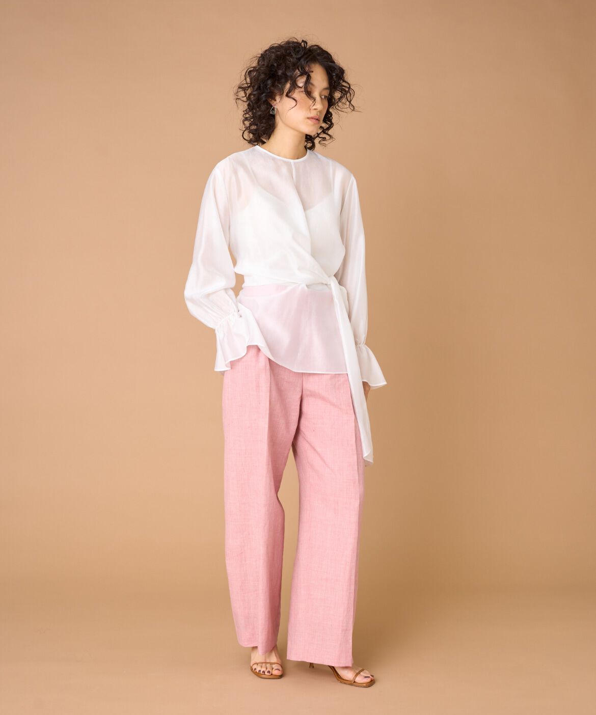 la veille by SUPERIOR CLOSET「《大きいサイズ》ラップブラウス」|シャツ・ブラウス|