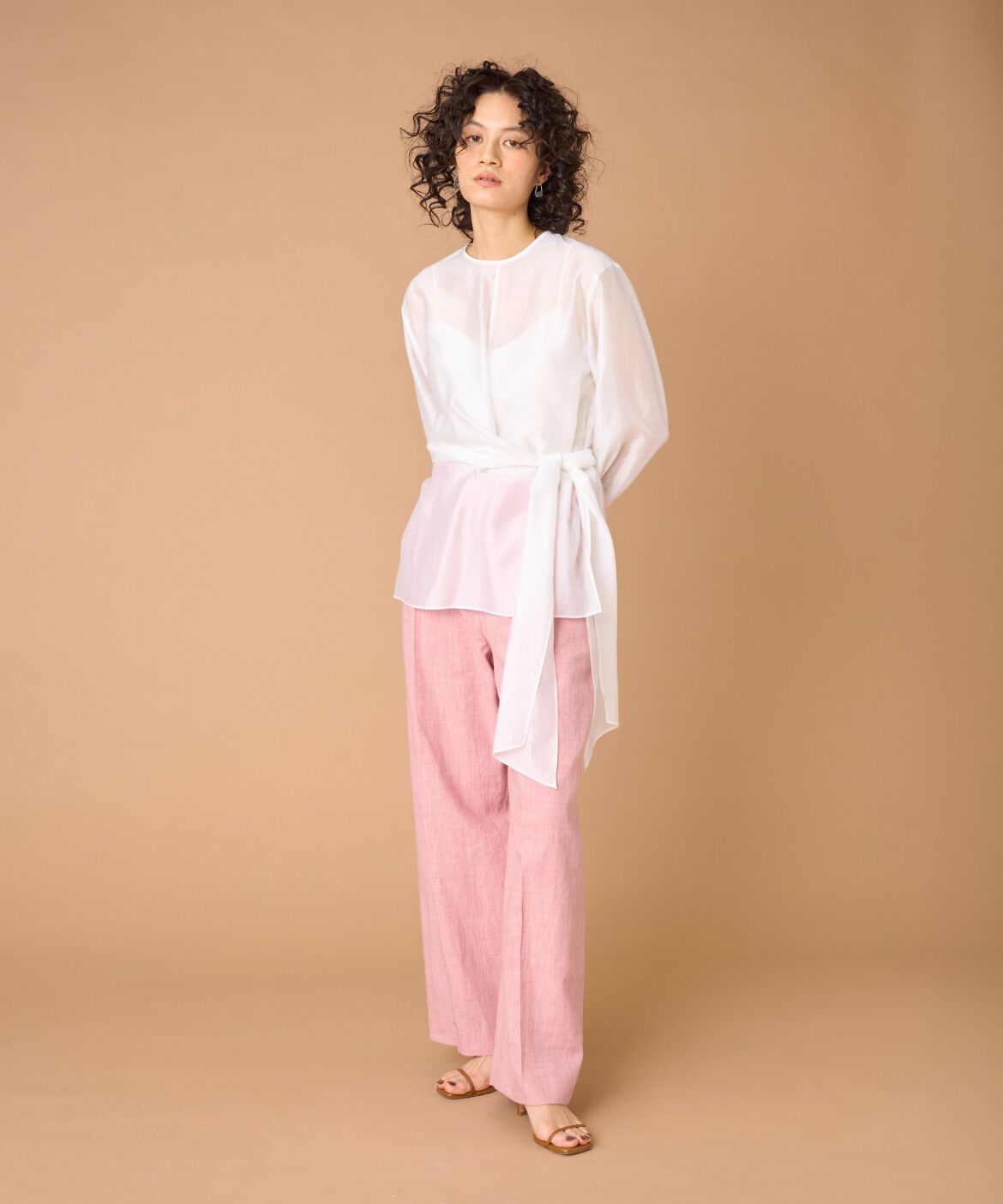 la veille by SUPERIOR CLOSET「《大きいサイズ》ラップブラウス」|シャツ・ブラウス|