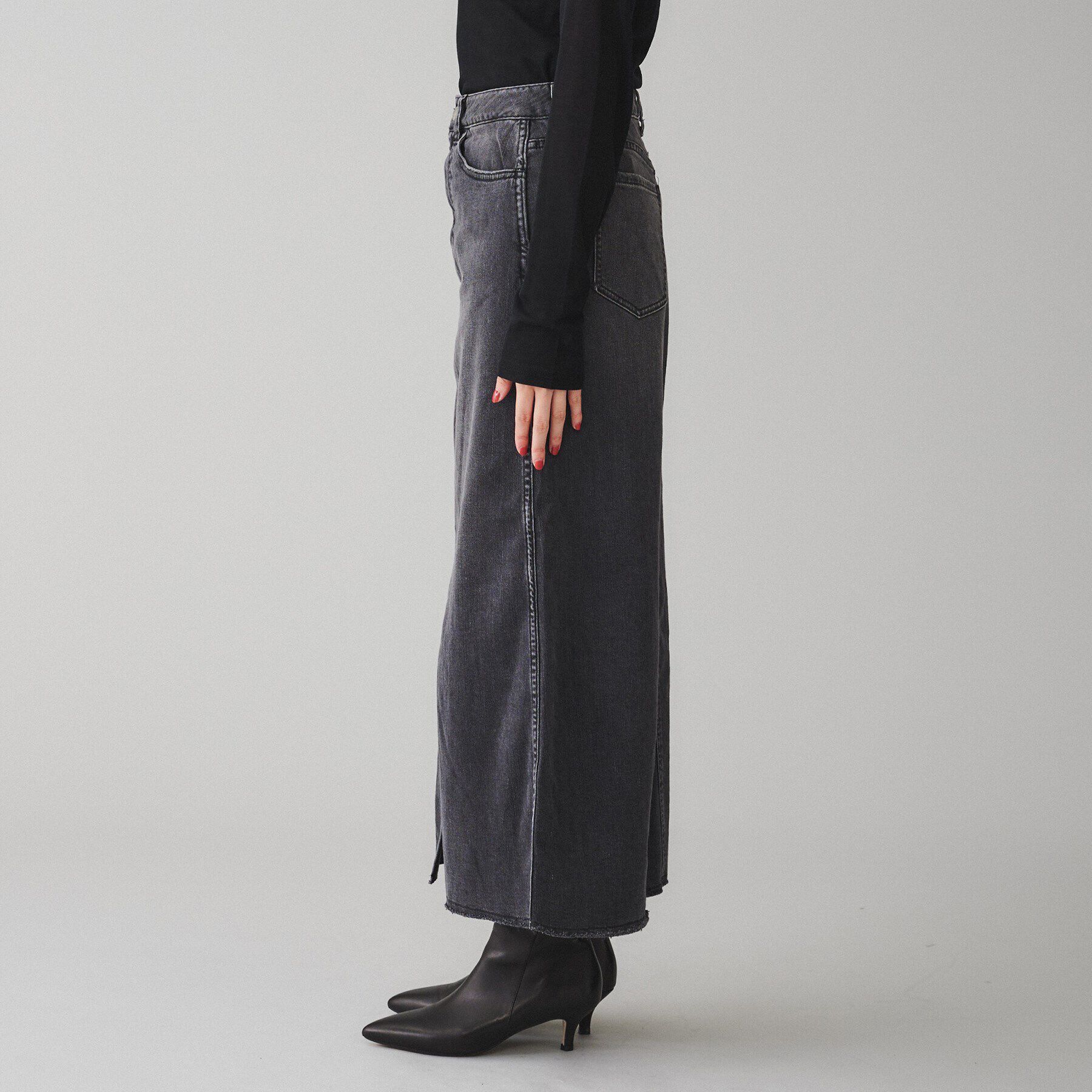 UNTITLED「【Healthy DENIM】Pear Maxi（ペアーマキシ）デニムスカート」|スカート|